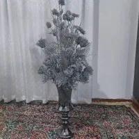 گل طرح نقره مصنوعی