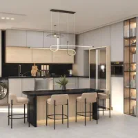 طراحی کابینت ،دکوراسیون داخلی،نما ،پلان