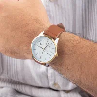 ساعت بند چرمی عقربه ای مردانه تیسوت|ساعت|شیراز, جمهوری|دیوار