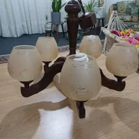 لوستر ۵ شاخه و تکی ست هم شرکتی
