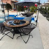 مبل ال آتشدان باربیکیو صندلی میز نیمکت چوب|مبلمان خانگی و میز عسلی|کرج, باغستان|دیوار