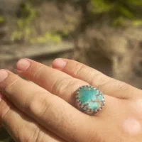 فیروزه نیشابور رکاب نقره