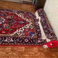 ۲ قطعه فرش دستبافت تاجری هریس|فرش|سراب, |دیوار