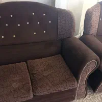 مبل هفت نفره ،بهمراه یک میز کوچک کشویی|مبلمان خانگی و میز عسلی|آمل, |دیوار