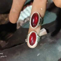 انگشتر یاقوت جفت برادر