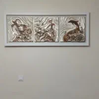 تابلو پلی استر برجسته ۳تکه|تابلو، نقاشی، عکس|تهران, شهرک آپادانا|دیوار