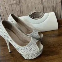 ست کیف و کفش مجلسی نو