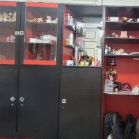 ۴ عدد کمد که سالم و تمیز بدون شکستگی|کتابخانه، شلف، قفسه‌های دیواری|هشتگرد, هشتگرد قدیم|دیوار
