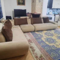 مبل راحتی ال پارچه مخمل|مبلمان خانگی و میز عسلی|چابکسر, |دیوار