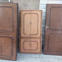 درب اتاقی و کمد دیواری با چهار چوب|مصالح و تجهیزات ساختمان|آبیک, |دیوار