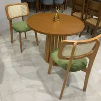 ناهارخوری دو نفره شیک چوب طبیعی مناسب فضای کم|میز و صندلی غذاخوری|آمل, |دیوار