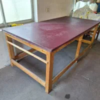 میزکار چوب نرات 3مترطول عرض120سانت ارتفاع80سانت