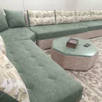 فروش یک دست مبلمان نو پارچە ترک نانو ضدعرق