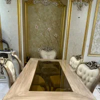 میز ناهار خوری ۵ نفره خرید از ترکیه فاکتور در حد|میز و صندلی غذاخوری|تهران, سازمان برنامه شمالی|دیوار