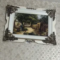 تابلو فرش منظره در حد نو نو
