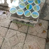 شیشه سس با در فلزی