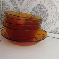 پنج تکه ظرف فرانسه در حد نو