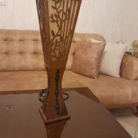 آباژور چوبی لامپی