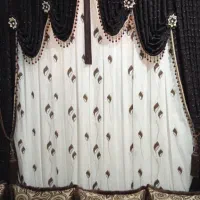 پرده مناسب پنجره دو متر و دو نیم