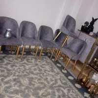 میز صندلی غذاخوری نو،،چوب راش