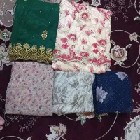 سه عدد چادر دوتا پیراهن با دوخت نونو