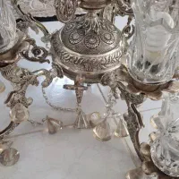 لوستر 10 شاخه برنجی|لوستر و چراغ آویز|اصفهان, بهارستان|دیوار