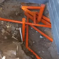 لوله کشی اب فاظلاب رادیات.گرمایش ازکف پکیج