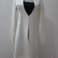 مانتو مجلسی راحتی سرکار کراپ کت نخی محضر عقد