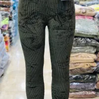 شلوار مخمل زنانه گرم بالا