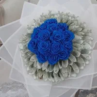 گل روبانی (جاودان)|گل مصنوعی|مراغه, |دیوار