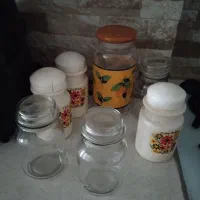 ظرف شیشه ای همه باهم