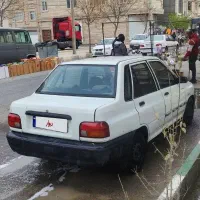 پراید ۸۲ سفید / کاربرات / تک سوز