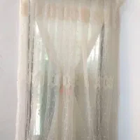 پرده توری شاین دار بااستر