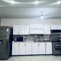 کابینت ام دی اف با بین کابینتی طوسی و سینک و شیر|مصالح و تجهیزات ساختمان|شیراز, شهرک سراج‎|دیوار