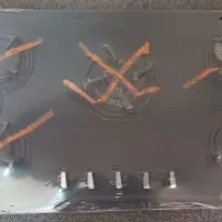 اجاق گاز صفحه ای شیشه ای نو|اجاق گاز و لوازم برقی پخت‌وپز|مرند, |دیوار