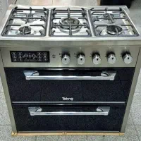 اجاق گاز طرح فر صفحه استیل