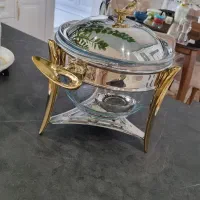 ظروف سوفله استیل اصل فوق لوکس مناسب جهیزیه آکبند