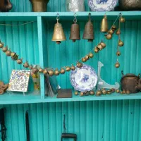 زنگوله  قرچه  های قدیمی|کلکسیون اشیاء عتیقه|رشت, خواهر امام|دیوار