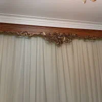 کتیبه سالم رنگ گردویی در حد نو نو اندازه ۲ متر ۱۱|پرده، رانر، رومیزی|همدان, |دیوار