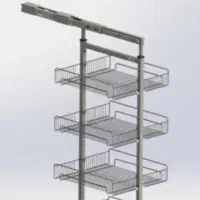 سبد داخل کابینت