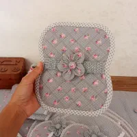 سرویس آشپزخونه عروس|سفره، حوله، دستمال آشپزخانه|مسجد سلیمان, |دیوار