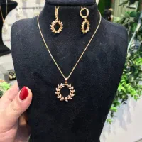 نیم ست با آبکاری نقره و طلا|بدلیجات|تبریز, |دیوار