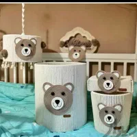 ست سیسمونی کودک مکرومه