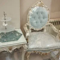 یک دست مبلمان استیل با ناهار خوری ۶ نفره و‌بوفه ست|مبلمان خانگی و میز عسلی|تهران, سازمان برنامه جنوبی|دیوار