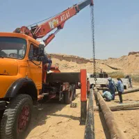 کامیون جرثقیل بنز زیر بند مایلر|خودرو سنگین|اصفهان, ملک‌شهر|دیوار