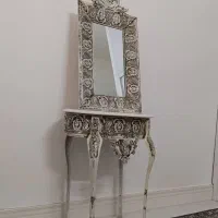 آینه و شمعدان برنج