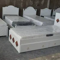 تختخواب یک نفره مدل آرکا|تخت و سرویس خواب|باسمنج, |دیوار