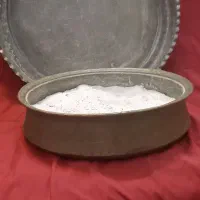 تاس ومجمر مسی قدیمی قاجاری
