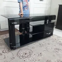 میز تلوزیون شیشه ای