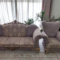 مبلمان ۷ نفره + ناهارخوری۷ نفره + روکش مخمل|مبلمان خانگی و میز عسلی|اصفهان, جوزدان الیادران|دیوار